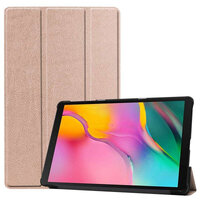 Case Xiaomi Pad 5#เคสฝาพับหนัง PU แบบ 3 พับ Tri-fold Stand Leather Smart Tablet สีโรสโกลด์