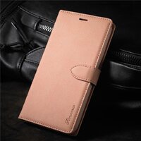 เคส Samsung Galaxy S23 5G #เคสฝาพับหนัง PU แบบกระเป๋าสตางค์ FORWENW F1 Series Card Holder Slot Wallet Stand Protection Phone Cover สีโรสโกลด์