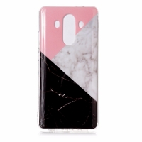 Case Huawei Mate 10 Pro #เคสฝาหลัง TPU นิ่มพิมพ์ลายรูปแบบลายหินอ่อน ลาย Pink / Grey / Black