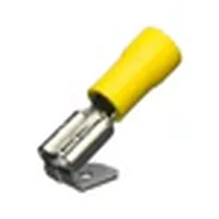 PIGGY BACK DISCONNECTORS 4-6 YELLOW 100PCS/PACK