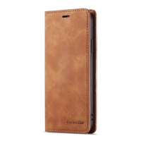 Case Redmi Note 10S#เคสฝาพับแบบกระเป๋าสตางค์ FORWENW Leather Wallet Case สีน้ำตาล