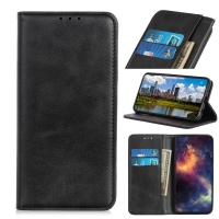 เคส Huawei Y7p #เคสฝาพับแบบกระเป๋าสตางค์ Auto-absorbed Split Leather อัตโนมัติดูดซับ สีดำ