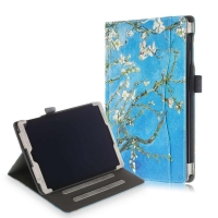 Case Samsung Galaxy Tab A 10.1 (2019) T510 T515 #เคสฝาพับรูปแบบการพิมพ์ Pattern Printing PU Leather Smart Cover ลาย Wintersweet