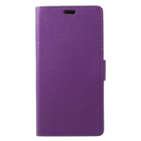 Case Asus Zenfone 4 Max Pro ZC554KL #เคสหนังPU สไตล์กระเป๋าสตางค์ สีม่วง