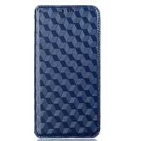 เคส vivo V21 5G #เคสฝาพับหนัง PU สไตล์กระเป๋าสตางค์พร้อมช่องใส่การ์ด Luxury Flip Stand Card Phone Leather Wallet Cover Casing สีน้ำเงิน