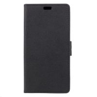 เคส Zenfone 4 Max ZC520KL #เคสฝาพับแบบกระเป๋าสตางค์ Wallet Magnetic Stand Leather สีสันสวยงาม สีดำ