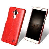 Case Huawei Mate 9 5.9นิ้ว #เคสหนังแท้คุณภาพดี สีแดง