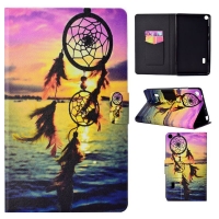 Case Huawei MediaPad T3 7.0 (BG2-W09) #เคสฝาพับหนัง PU พิมพ์ลาย Patterned Card Holder Stand Leather ลาย Dream Catcher