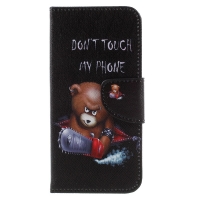 ลาย Angry Bear and Warning Words