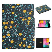 Case Samsung Galaxy Tab A7 10.4" 2020 (T500,T505,T507) #เคสฝาพับหนัง PU พิมพ์ลาย Pattern Printing Stand Leather ลาย Yellow Fruit