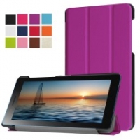 เคส Lenovo Tab3 7นิ้ว Essential #เคสแบบฝาพับ 3 พับสีม่วง