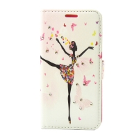 ลาย Dancing Girl and Butterflies