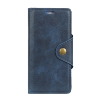 Case Samsung Galaxy A6+ (2018) #เคสฝาพับหนัง PU Leather Wallet เคสเกรดพรีเมี่ยมราคาเบาๆสบายกระเป๋า สีฟ้า