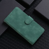 เคส OPPO Reno 3 Pro 4G #เคสฝาพับแบบกระเป๋าสตางค์หนัง PU มีช่องใส่บัตร Leather Wallet Card Holder Phone Cover สีเขียว