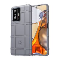 เคส Xiaomi 11T / 11T Pro #เคสฝาหลัง Rugged Shield Series Soft Silicone Shock Absorption Matte กันกระแทก สีเทา