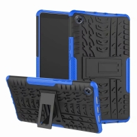 Case Huawei MediaPad M5 8.4 นิ้ว Kickstand PC + TPU Hybrid #เคสฝาหลังกันกระแทกคุณภาพดีราคาถูก สีฟ้า