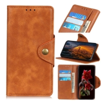 Case Samsung Galaxy A30 #เคสฝาพับหนัง PU Leather Wallet สีน้ำตาล