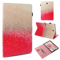 Case Samsung Galaxy Tab S4 10.5 T830 T835 #เคสฝาพับหนัง PU พิมพ์ลวดลาย Pattern Printing Wallet Stand Smart Awakening Leather ลาย Glitter Pattern