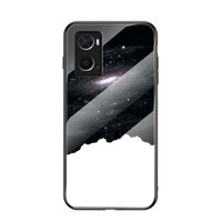 เคส OPPO A76 #เคสฝาหลัง Gradient Color Glass + PC + TPU Hybrid Case Styles B