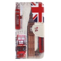 เคส Xiaomi Mi Mix #เคสฝาพับหนัง PU ผิว Cross Texture พิมพ์ลายสวยงามน่ารักๆ ลาย Big Ben