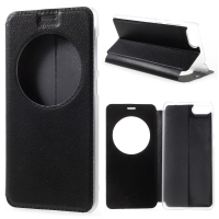 Case Asus Zenfone 4 Max ZC520KL #เคสฝาพับมีช่องวิว Folding Stand View Window สีดำ