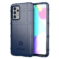 เคส Samsung Galaxy A32 4G#เคสฝาหลัง Rugged Shield Series Soft Silicone Shock Absorption Matte กันกระแทก สีน้ำเงิน