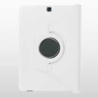 Case Samsung Galaxy Tab S2 9.7 T810 T815 #เคสผิวลิ้นจี่หมุนได้ 360 องศา สีขาว