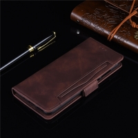 Case Huawei Y7p #เคสฝาพับหนัง PU มีที่เสียบการ์ดหลายช่อง Multiple Card Slots PU Leather Cover สีกาแฟ
