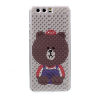 ลาย Brown Bear Wearing Overalls