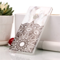 Case Nokia 7 plus #เคสฝาหลัง TPU นิ่มพิมพ์ลายรูปแบบลายหินอ่อน ลาย Mandala Pattern