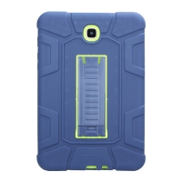 Case Samsung Galaxy Tab A 8.0นิ้ว T350 T351 #เคสไฮบริดกันกระแทกได้ดี PC + TPU มีขาตั้งสวยงามทันสมัย สีฟ้า/เขียว