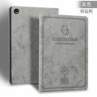 เคส Huawei MatePad T8 8.0 #เคสฝาพับหนัง PU+TPU พับตั้งได้ PU Leather Protection Case with Stand Gray - Dog