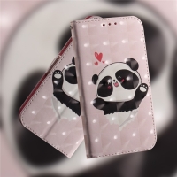 เคสHuawei P40 #เคสฝาพับแบบกระเป๋าสตางค์ Pattern Printing Wallet Stand ลายน่ารักๆ ลาย Cute Panda