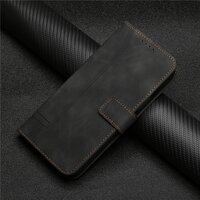 เคส Samsung Galaxy A53 5G#เคสฝาพับแม่เหล็กพร้อมช่องใส่บัตรแบบกระเป๋าสตางค์ Magnetic Flip Wallet Bracket Leather TPU Phone Case สีดำ