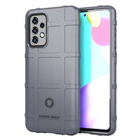 เคส Samsung Galaxy A32 4G #เคสฝาหลัง Rugged Shield Series Soft Silicone Shock Absorption Matte กันกระแทก สีเทา
