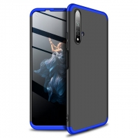 Case Huawei Nova 5T #เคสฝาหลังพลาสติกแข็ง GKK Detachable All-wrapped Matte แยกชิ้นได้ สีดำ / ฟ้า