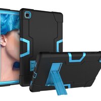 Case Samsung Galaxy Tab A7 10.4นิ้ว 2020 (T500,T505,T507) #เคสฝาหลังไฮบริด Shock Proof Tablet Hybrid Cover Kickstand สี Black / Blue
