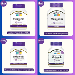 21st Century® Melatonin Tablets Sleep Healthเมลาโทนิน นอนหลับ หลับเร็ว หลับลึก หลับสบาย