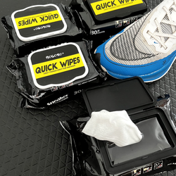 แผ่นเช็ดรองเท้า ผ้าเช็ดรองเท้า ผ้าเปียกทำความสะอาดรองเท้า 30 แผ่น , 80 แผ่น (J5)