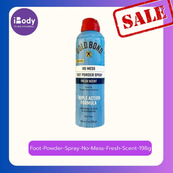 (Gold Bond®) Foot Powder Spray, No Mess Fresh Scent 198 g สเปรย์ดับกลิ่นเท้า สเปรย์แป้ง ลดกลิ่นเท้า กลิ่นเฟรช หอมสดชื่น