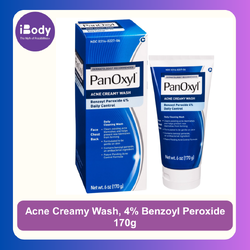 PanOxyl® Acne Creamy Wash, 4% Benzoyl Peroxide 170g ครีมล้างหน้าเพื่อลดสิว สูตรอ่อนโยน