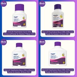 40% Sale!!! Exp.10/2025 Equate® ClearLAX Polyethylene Glycol 3350, Unflavored Powder for Solution ผลิตภัณฑ์ลดอาการท้องผูก ชนิดผง