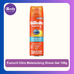Gillette® Fusion5 Ultra Moisturizing Shave Gel 198g ยิลเลตต์ เจลโกนหนวด สำหรับผิวบอบบาง