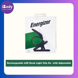 Energizer® Rechargeable LED Book Light Clip On with Adjustable ไฟ LED แบบหนีบ ไฟอ่านหนังสือ ปรับเปลี่ยนทิศทางได้