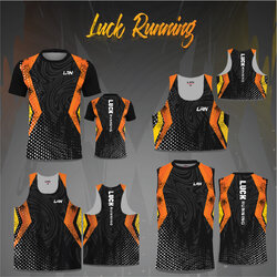 เสื้อวิ่งพิมพ์ลาย LRN เนื้อผ้า Super Air Flow (SF14)