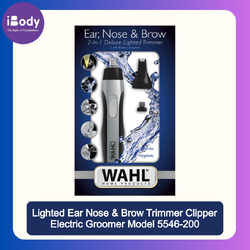 (Pre Order) Wahl® Lighted Ear Nose & Brow Trimmer Clipper Electric Groomer Model 5546-200 เครื่องตัดขนหู จมูก คิ้ว และขนบนใบหน้า