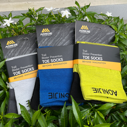 ถุงเท้าแยกนิ้วข้อสั้นเหนือตาตุ่มของแท้ Aonijie Coolmax สำหรับวิ่งมาราธอน เทรล (N75)