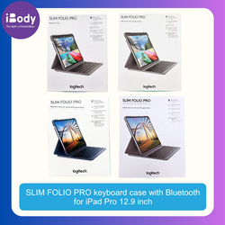 Logitech® SLIM FOLIO PRO keyboard case with Bluetooth for iPad Pro 11-inch or 12.9-inch เคสคีย์บอร์ด