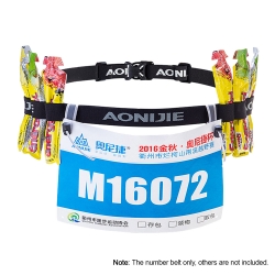 เข็มขัดติดเบอร์วิ่ง พร้อมช่องใส่ Energy Gel (BIB Number Holder) (HH4)