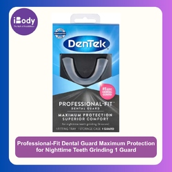 DenTek® Professional-Fit Dental Guard Maximum Protection for Nighttime Teeth Grinding 1 Guard (Bruxism) ยางลดการนอนกรน